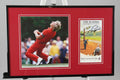 Golf Bernhard Langer Photo with signed Program Framed to 11x17