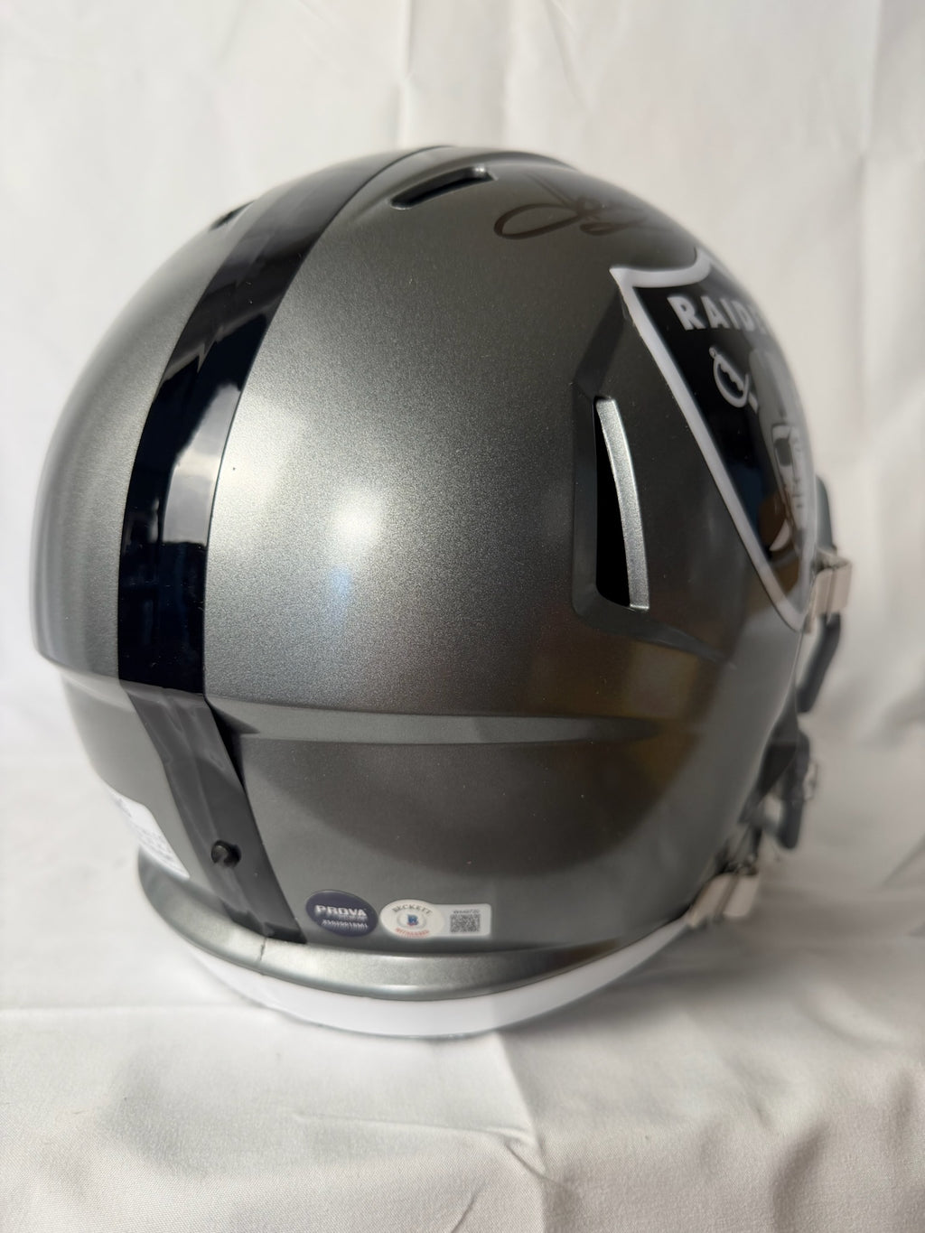 Howie Long Signed Speed Replica Full Size Helmet Beckett