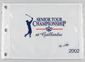Senior Tour Championship at Gaillardia 2002 Golf Flag Signed by Tom Watson