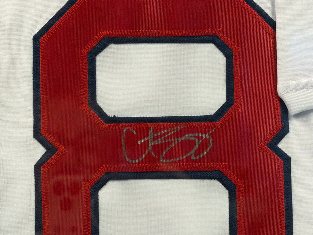 Curt Schilling  Boston Red Sox  Signed Jersey Framed 34x42 JSA COA