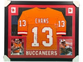 Mike Evans Signed Jersey Framed 35x43 Beckett COA