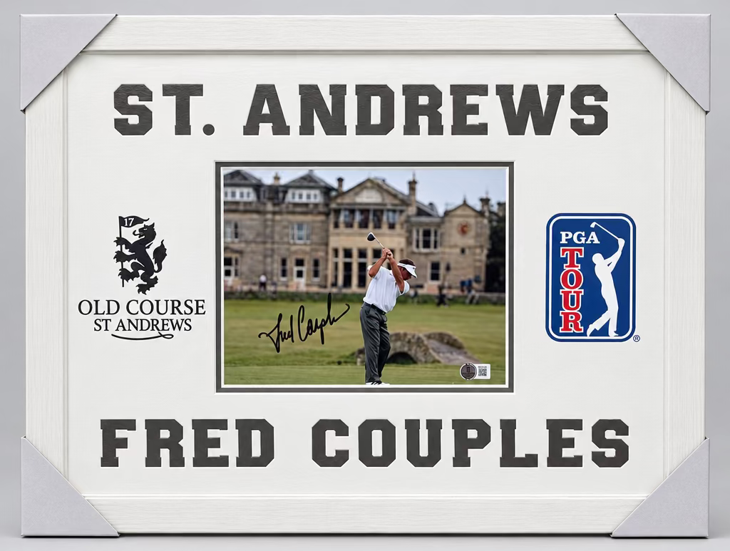 Golf Fred Couples Signed Photo at St Andrews 16x20 Beckett COA