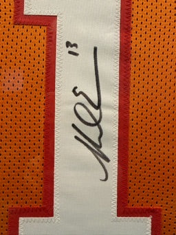 Mike Evans Signed Jersey Framed 35x43 Beckett COA