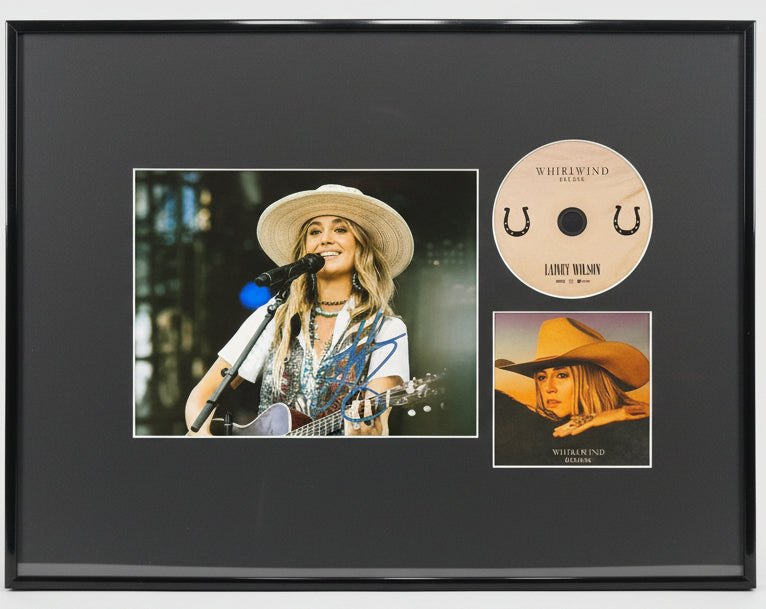 Country Singer - Lainey Wilson - Signed Photo Mat and Framed to 16x20