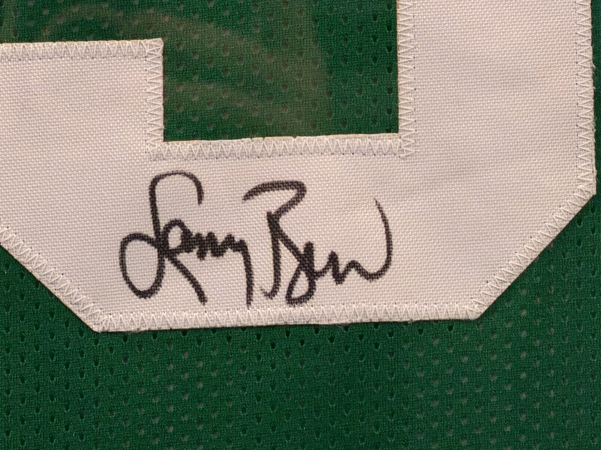 Larry Bird  Boston Celtics Signed Jersey Framed 34x42 Radtke COA