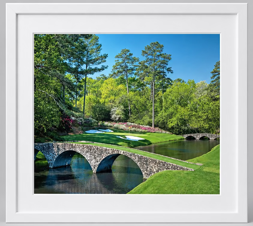 Augusta National Hole 12 Photo Framed to 16x20 (Unsigned)