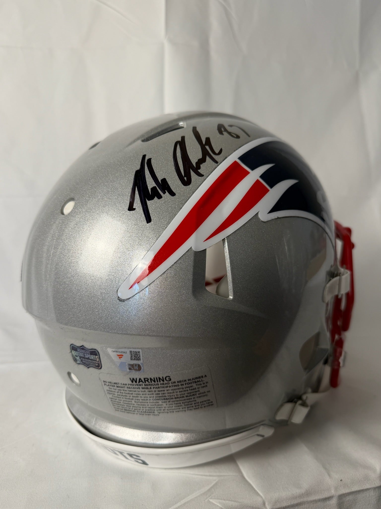 Rob Gronkowski Signed Helmet Full Sized Authentic Fanatics COA