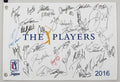 TPC The Players 2016 at TPC Sawgrass Golf Flag Signed by Multiple Players in the Field