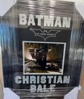 Christian Bale Batman The Dark Knight Signed Photo Framed to 16x20 with Beckett COA