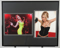 Jewel Signed Photo Custom Mat and Framed at 16x20