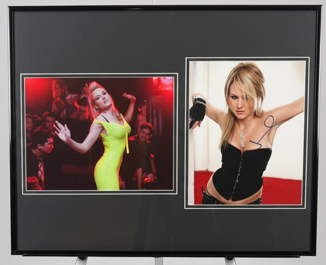 Jewel Signed Photo Custom Mat and Framed at 16x20